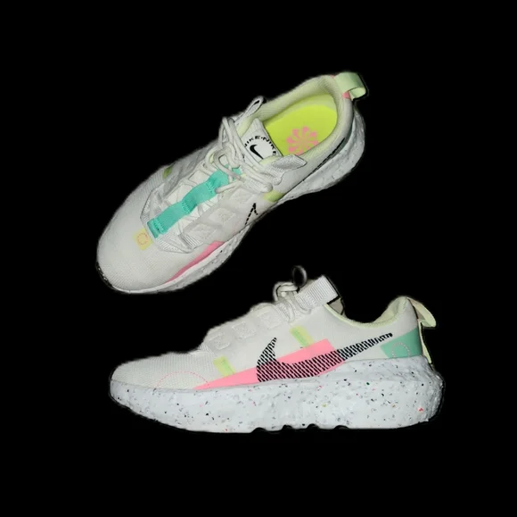 NIKE White Crater Impact Sneakers - Picture 2 of 7